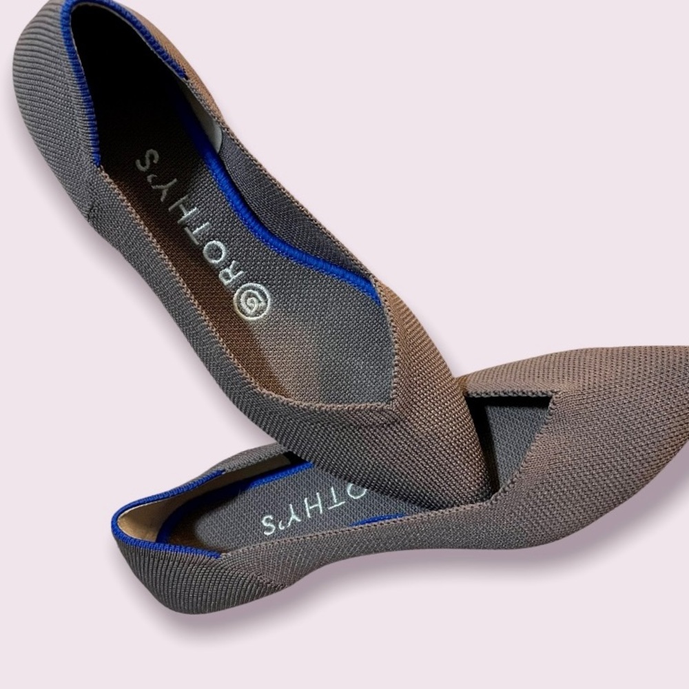 EUC Rothy’s “Mink” Retired Rothy’s Mink The Point Flat